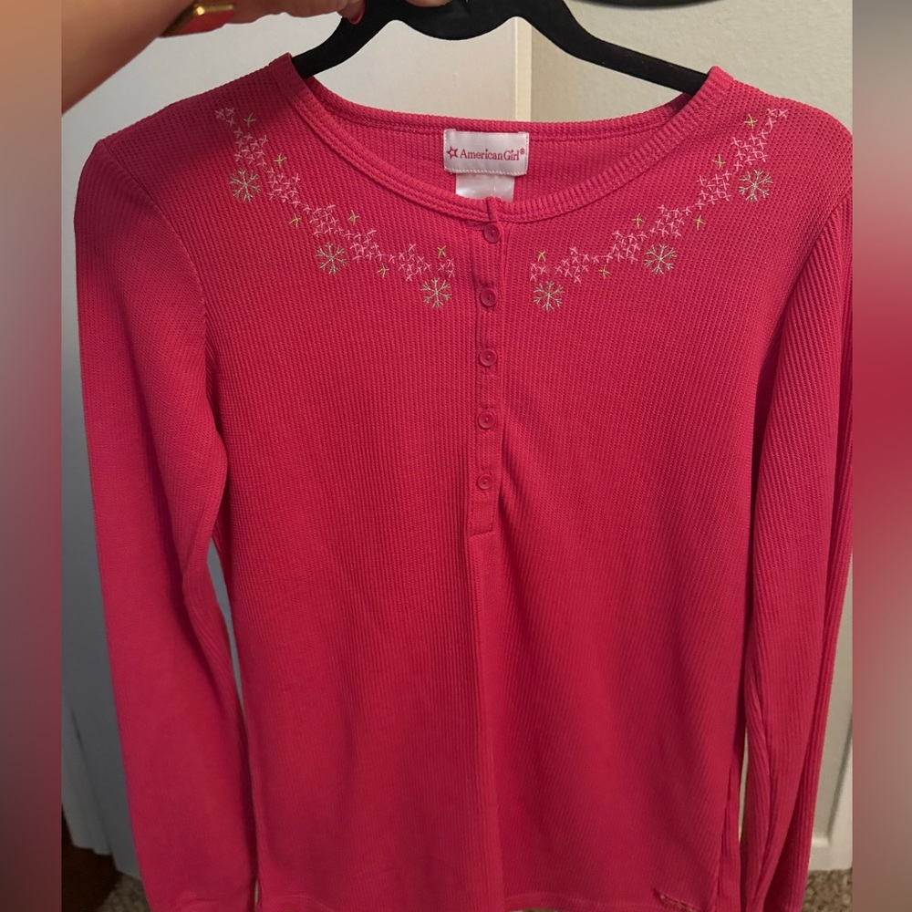American girl thermal top size 18/20‎ kids
